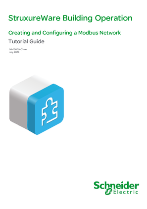 SBO TUTORIELS 2014-07 Creating and Configuring a Modbus Network Tutorial Guide
